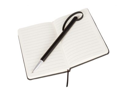 Notizbuch ca. A6 und Kugelschreiber mit Touchscreen-Stift – Bild 4